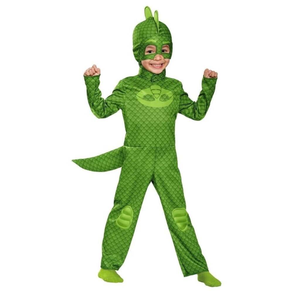 NWT Disguise Disney PJ Masks Gekko 2pc Halloween Cosplay Costume